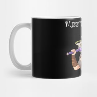 MissTankerBell - Frankenstina - Logo - White Writing Mug